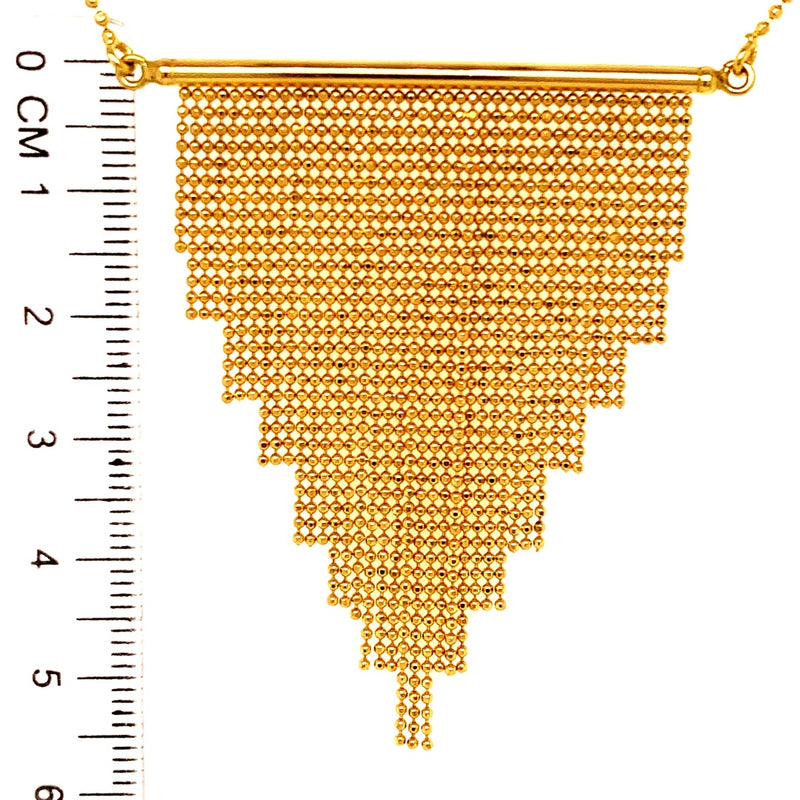 Collar en oro amarillo 18kt. 42cm