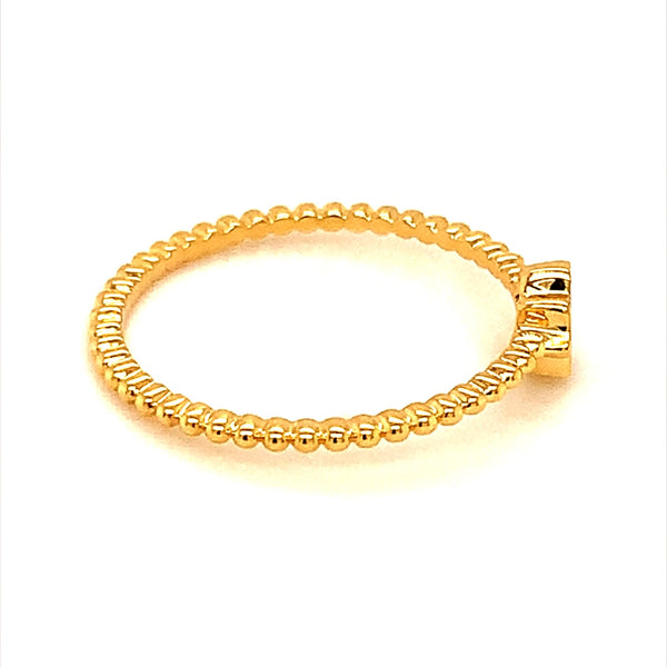(SOFIA) Anillo con diamantes en oro amarillo 10k  ANTES: $169.00