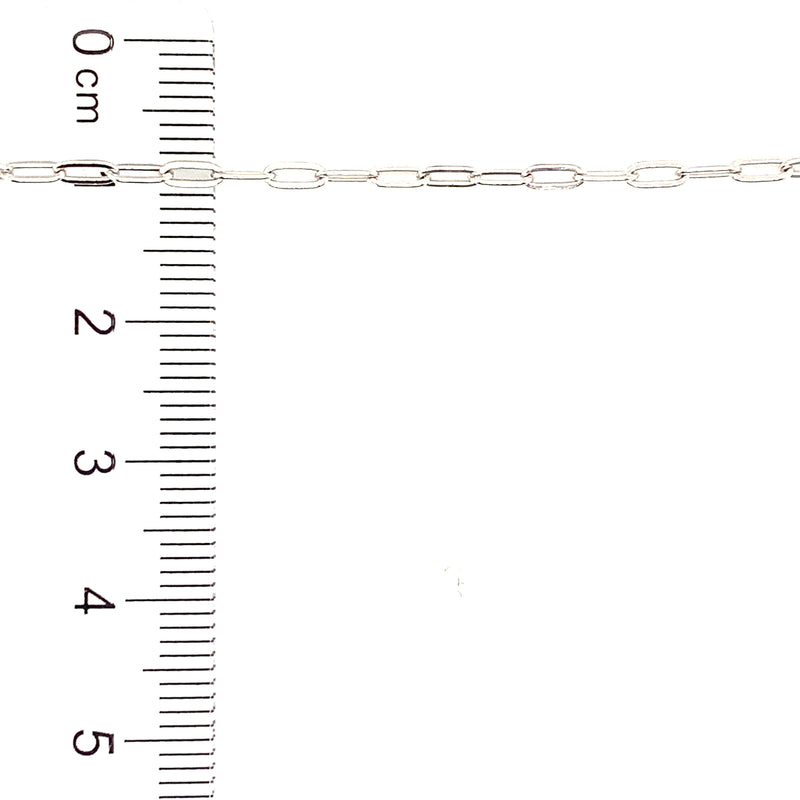 Cadena (clip) en plata 925. 50cm