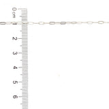 Cadena (clip) en plata 925. 45cm