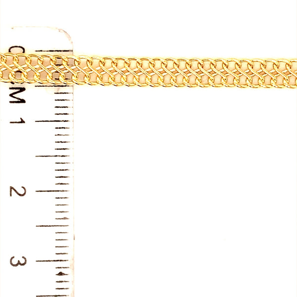 Cadena (sedusa) en oro amarillo 10kt. 50CM