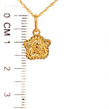 Collar (ángel) en oro amarillo 10kt. 45cm