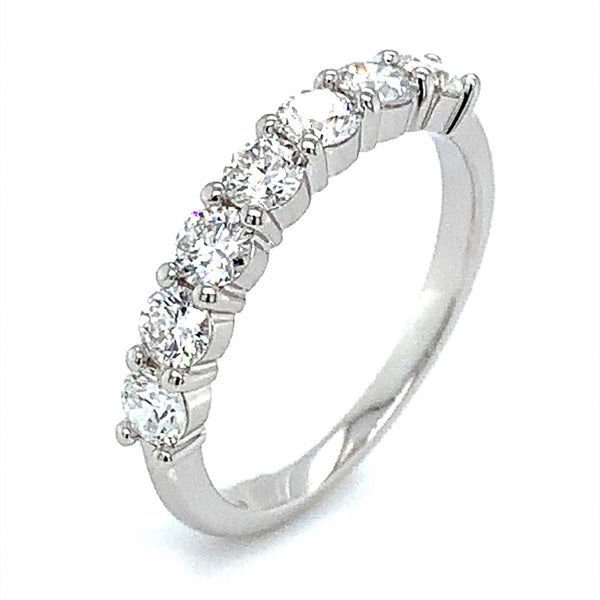 (LD) Banda con diamante en oro blanco 14k  ANTES: $1,295.00