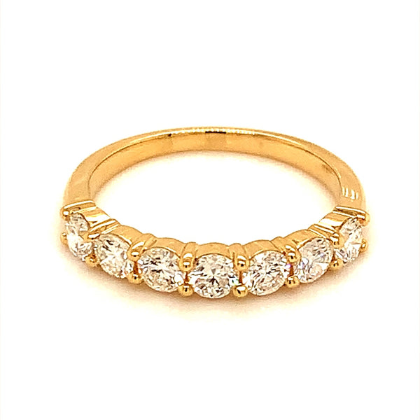 (LD) Banda con diamante en oro amarillo 14k ANTES: $1,295.00