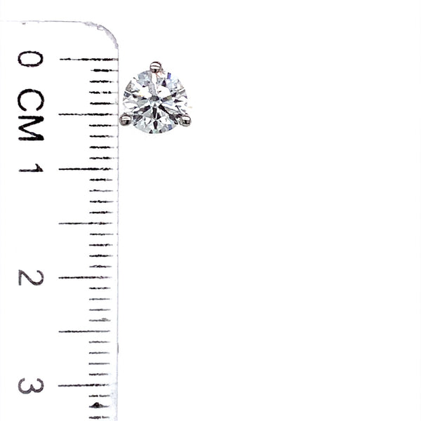 (LD) Aretes con diamantes en oro blanco 14kt.  ANTES: $1,350.00