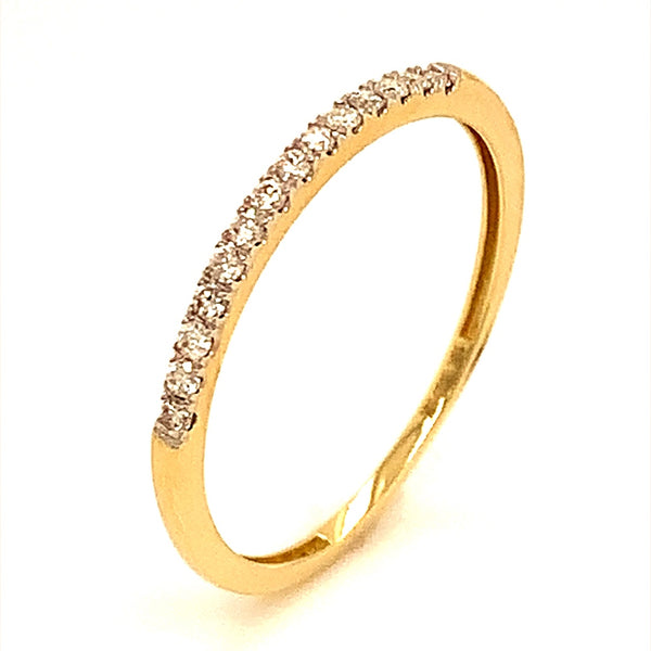 (SOFIA) Set de anillos de diamantes en oro amarillo 10Kt.  ANTES: $699.00