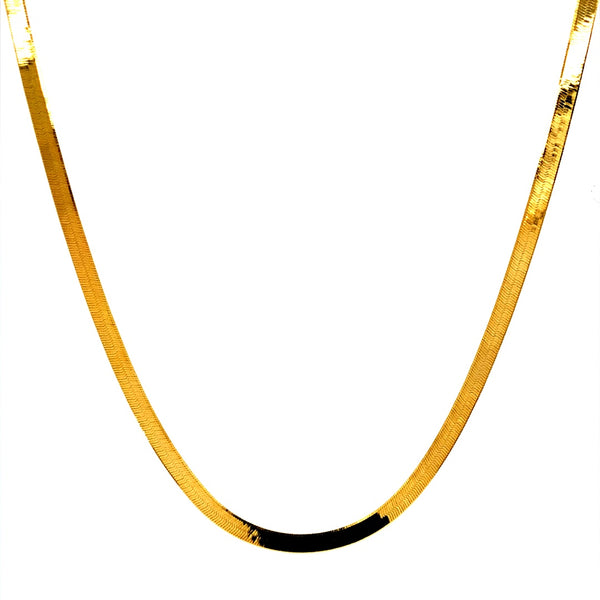 Cadena (omega) 50cm en oro amarillo 18k