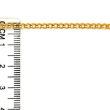 Cadena (gourmet) en oro amarillo 10kt. 45cm
