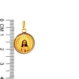 Dije (Jesus) en oro amarillo 10kt.