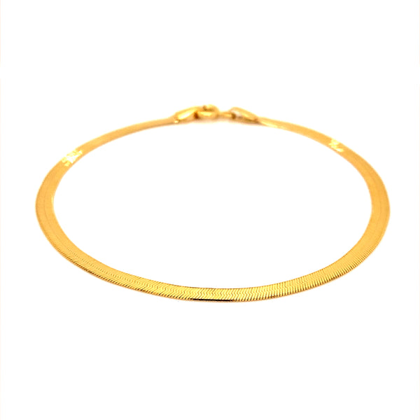 Pulsera (omega) en oro amarillo 10kt. 19cm