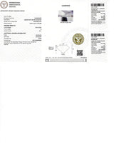 (LD) Set de anillos con diamantes de laboratorio en oro blanco 14kt.