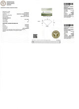 (LD) Set de anillos con diamantes de laboratorio en oro blanco 14kt.