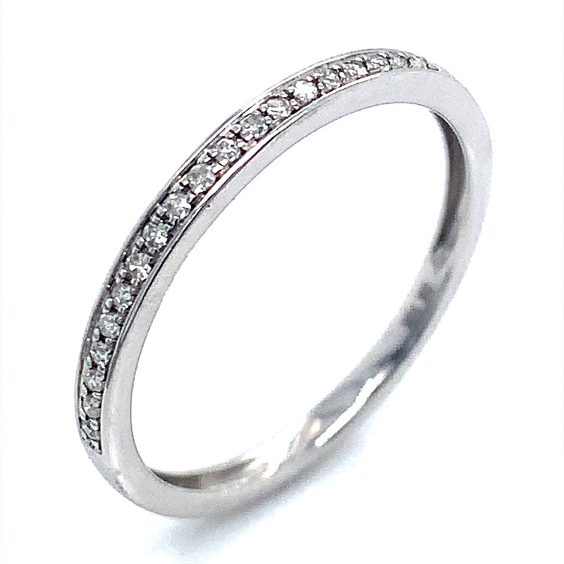 (SOFIA) Set de anillos con diamantes en oro blanco 10Kt.