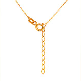 Collar (ojo) en oro amarillo 18kt. 40cm/43cm