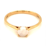 Anillo de opal en oro amarillo 14kt. ANTES: $450.00