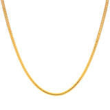 Cadena (sedusa) 50CM en oro amarillo 18k