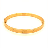 Caña estilo Cartier en oro amarillo 18kt