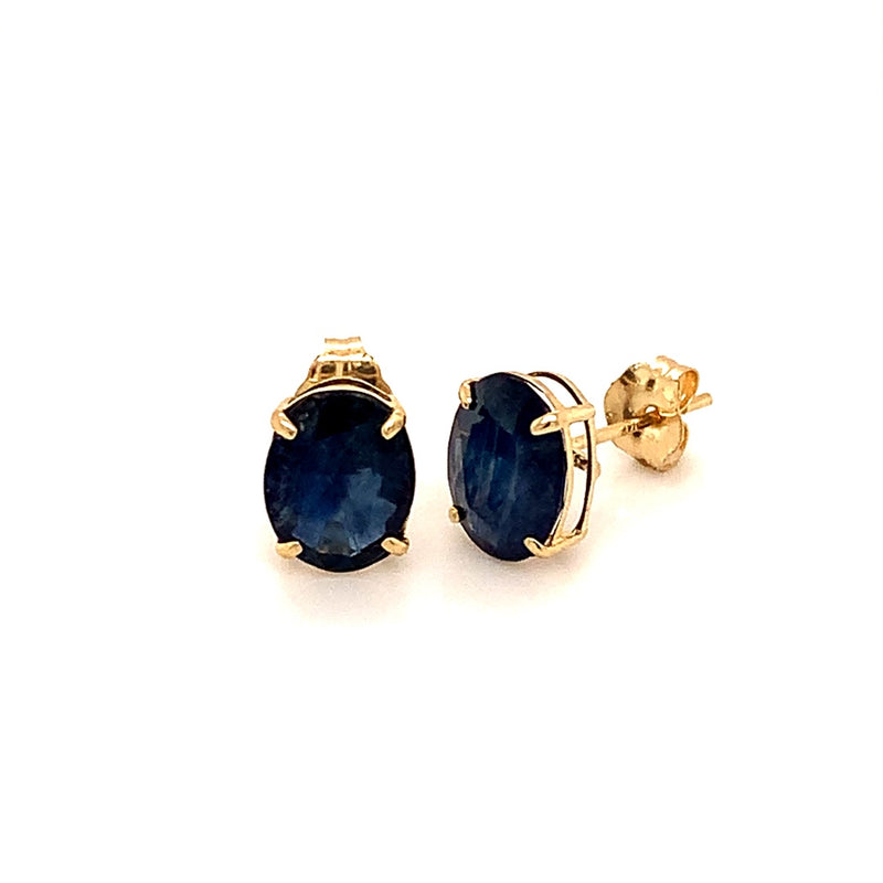 Aretes con zafiros en oro amarillo 14k ANTES: $299.00