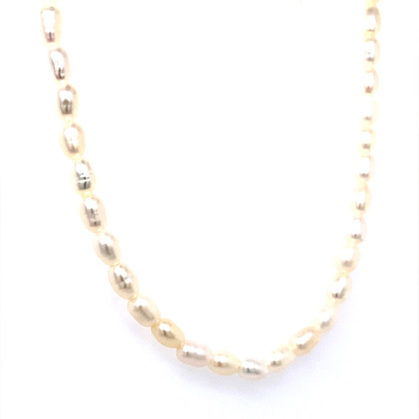 (SWAN) Collar de perlas en plata 925. 40-45cm  ANTES:  $99.00