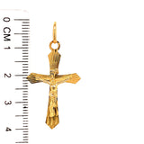 Dije (cruz) en oro amarillo 10kt.