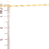 Cadena Singapur 40cm en oro amarillo 18k