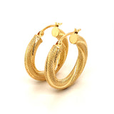 Argollas en oro amarillo 10k