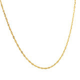 Cadena (Singapur) en oro amarillo 10kt. 40cm
