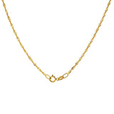 Cadena (Singapur) en oro amarillo 10kt. 40cm