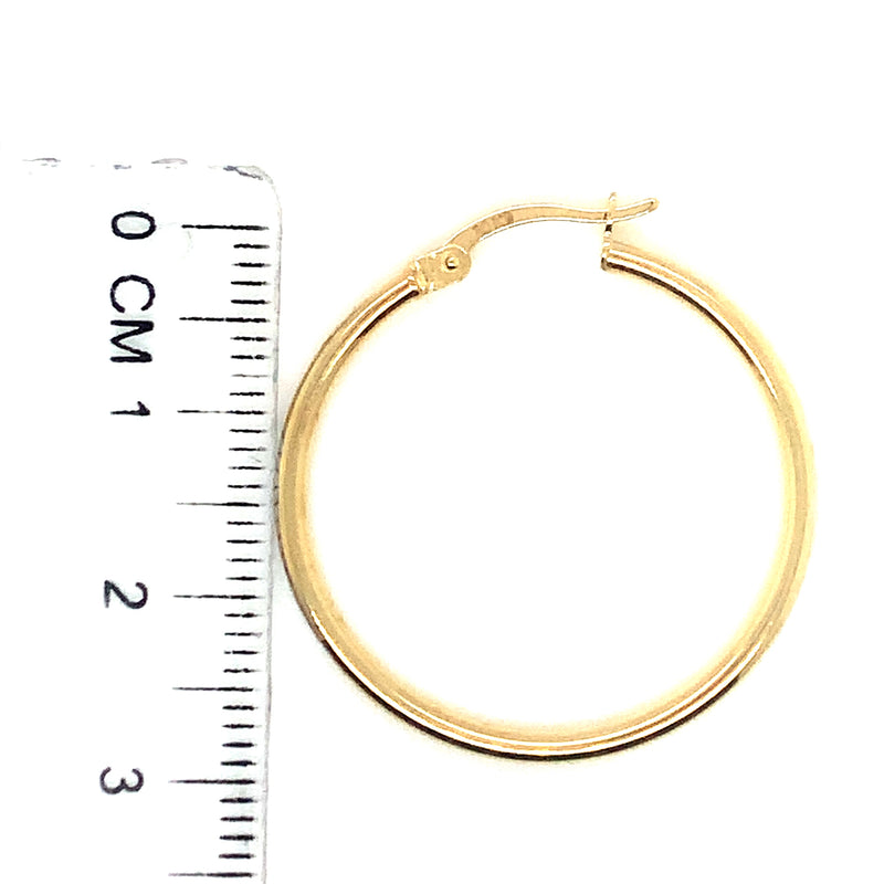 Argollas en oro 3 Tonos 10k
