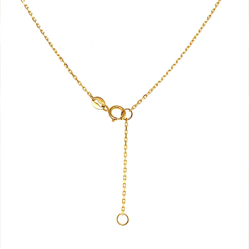 Choker (estrellas y lunas) en oro 3 Tonos 10kt. 37cm-40cm
