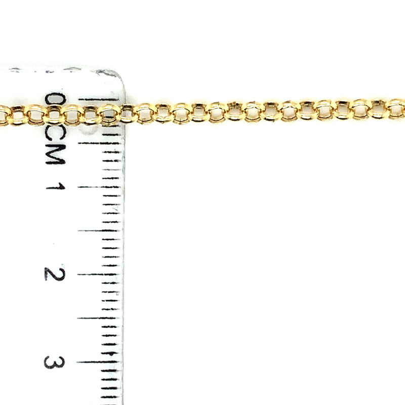 Cadena en oro amarillo 10kt. 50cm