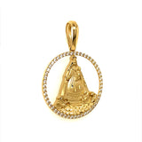Dije (Virgen de la Caridad del Cobre) en oro amarillo 10kt.