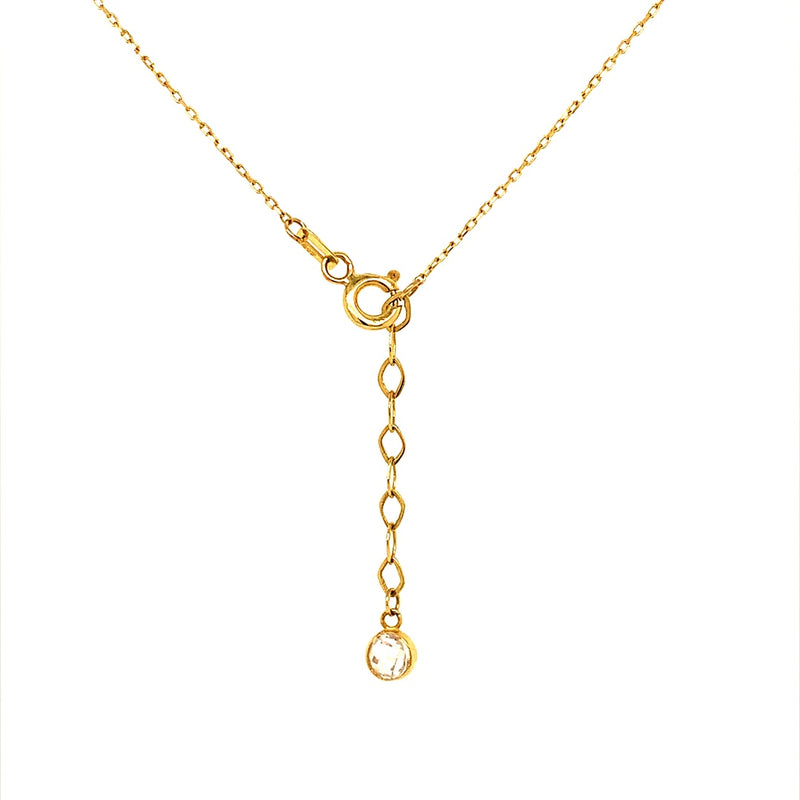 Collar (clip) en oro amarillo 10kt. 40-43cm