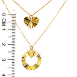 Collar (dos vueltas) en oro amarillo 10kt. 40-42cm