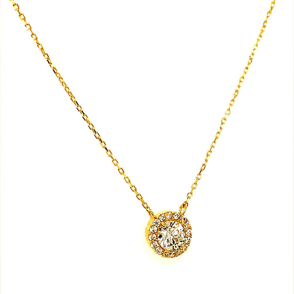 Collar en oro amarillo 10kt. 42-45cm