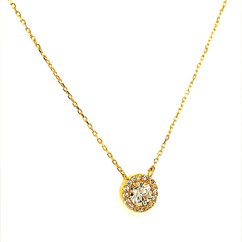 Collar en oro amarillo 10kt. 42-45cm