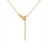 Collar (corazones) en oro amarillo 10kt. 45cm
