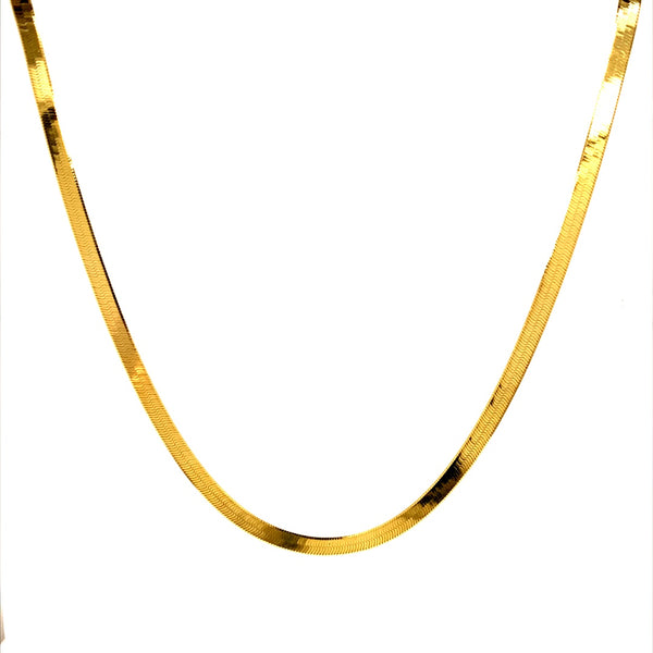 Cadena (omega) en oro amarillo 10kt. 40cm