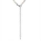 (SWAN) Collar de perlas en plata 925. 43-50cm.