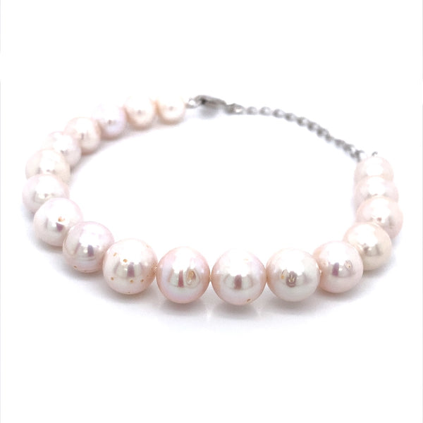 (SWAN) Pulsera de perlas cultivadas en plata 925  ANTES:  $150.00