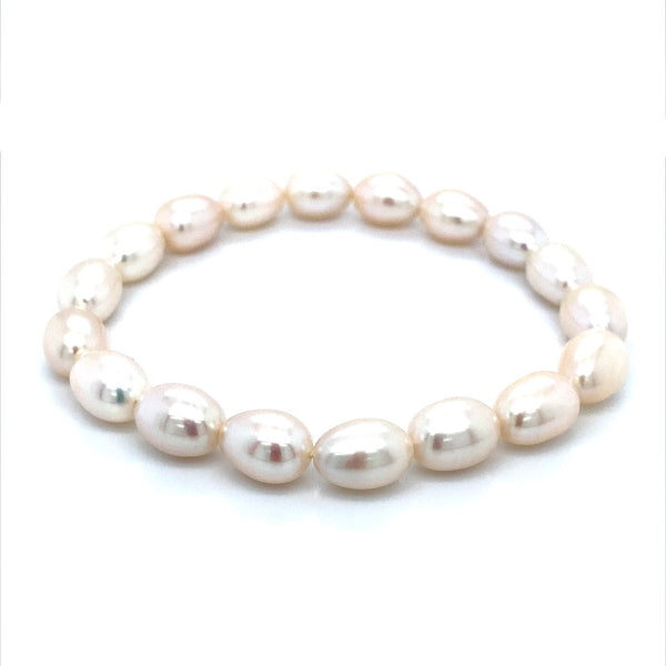 (SWAN) Pulsera de perlas cultivadas en plata 925  ANTES:  $99.00