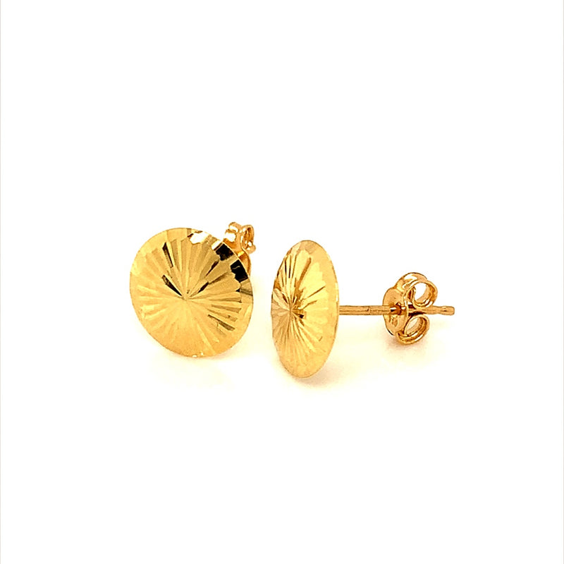 Aretes en oro amarillo 18kt