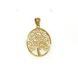 Dije (árbol de la vida) en oro amarillo 18k