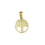 Dije (árbol de la vida) en oro amarillo 18k