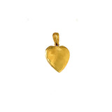 Dije (corazón) en oro amarillo 18k