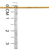 Cadena (espiga) 45cm en oro amarillo 18kt