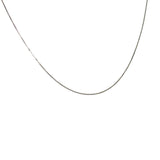 Cadena (veneciana) 40cm en oro blanco 18k