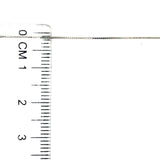 Cadena (veneciana) 40cm en oro blanco 18k