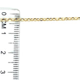 Cadena (rolo) 45cm en oro amarillo 18k