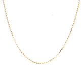 Cadena (mini clip) 45cm en oro amarillo 18k